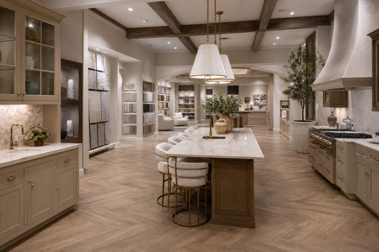The Cottage luxury home design showroom interior in Shreveport, LA