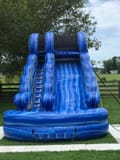 15' Blue Wave Single Lane Waterslide