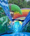 Tiki Plunge Water Combo with Double Waterslide