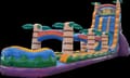 27' Tiki Plunge Double Lane Waterslide