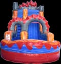 18' Lava Surge Single Lane Waterslide