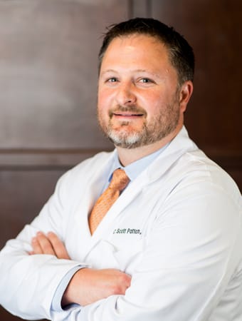 Portrait of C. Scott Patton, M.D., family and sports medicine physician at The Family Doctors