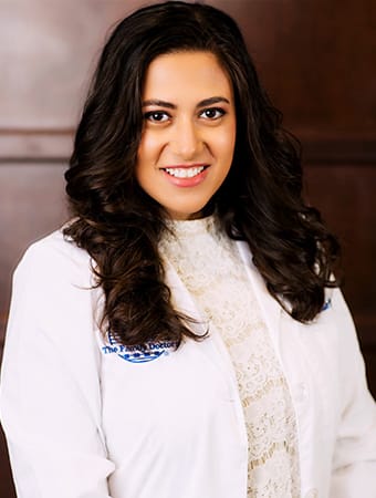 Portrait of Mary Eskander, M.D., family physician at The Family Doctors